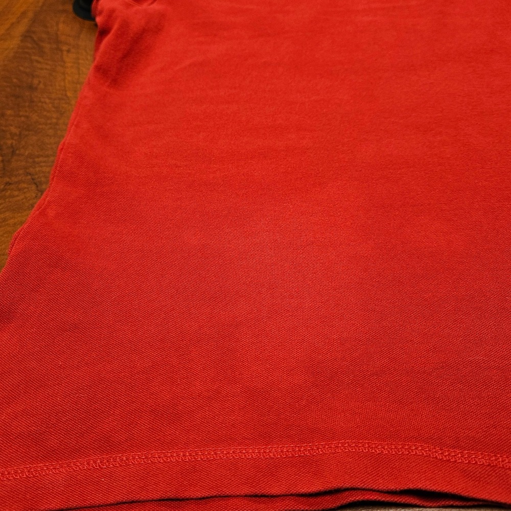 Lauren Ralph Lauren Active Red T-Shirt‎ PM Petite Medium Cotton Sporty Chic L-RL - Picture 8 of 8